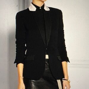 By Malene Birger Black Crepe  Blazer 38